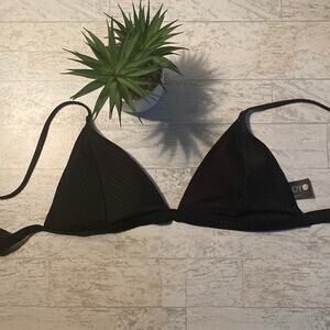 Cotton On Body Bikini Top Black Large Triangle